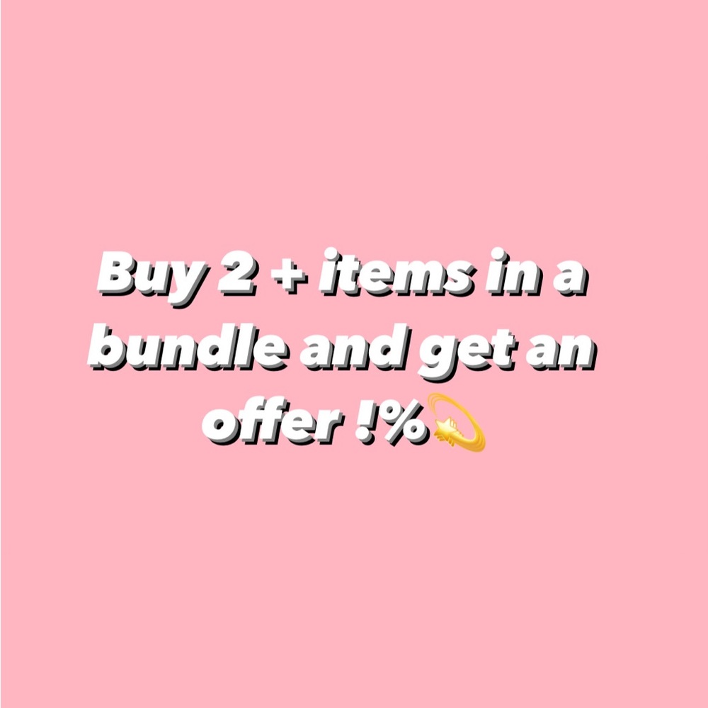 Buy 2 items in a bundle and you can get a offer of 30% or more !!!